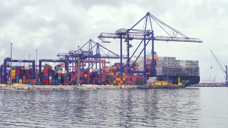 Shipping-containers-in-industrial-port.